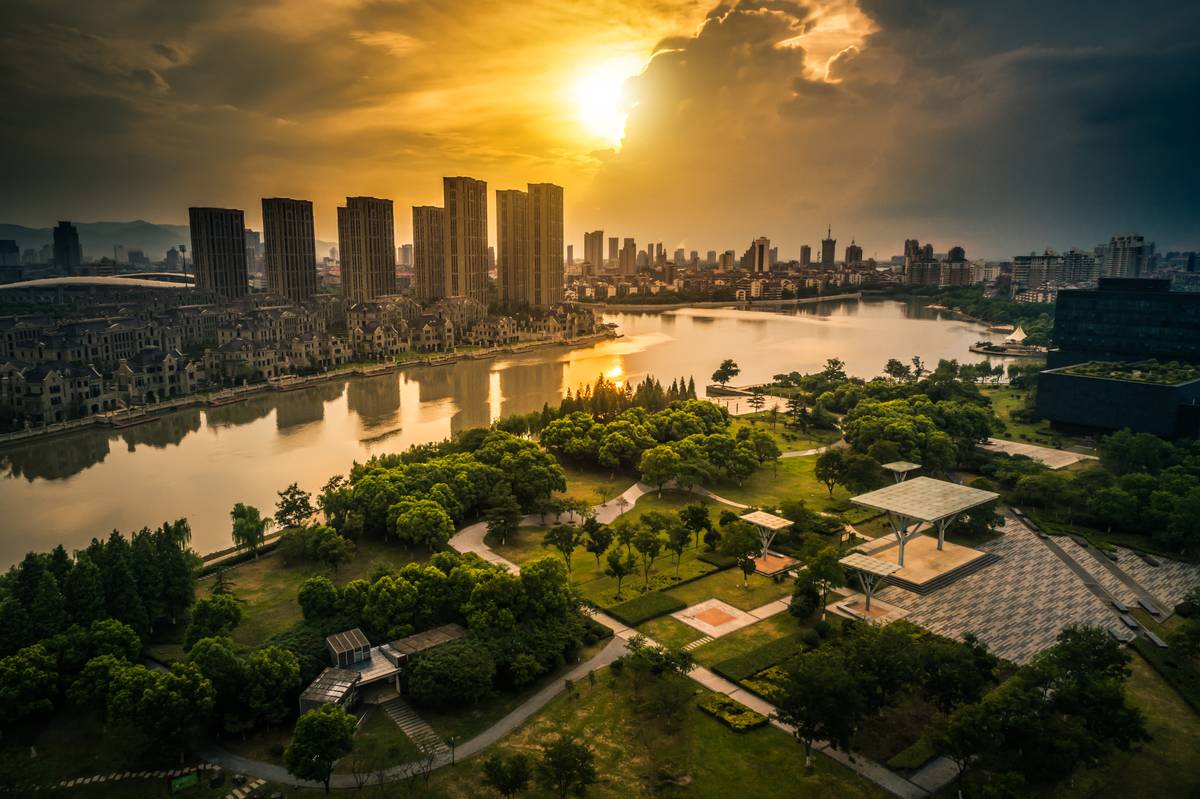 City skyline representing Chandigarh